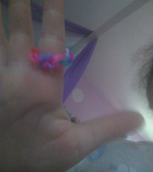 Pastel Rubber Band Ring